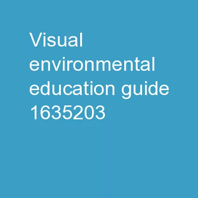 Visual Environmental Education Guide
