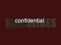 confidential & proprietary