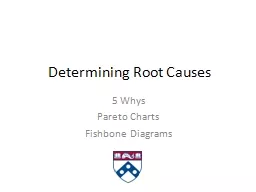 Determining Root Causes