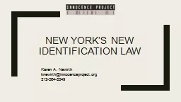 NEW YORK’S NEW IDENTIFICATION LAW