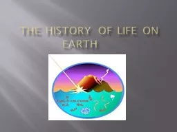 The history of life on earth