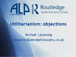 Utilitarianism: objections
