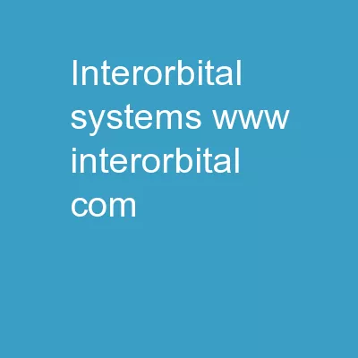 Interorbital Systems www.interorbital.com