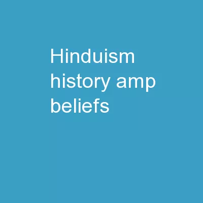 Hinduism History & Beliefs
