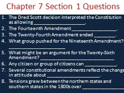 Chapter 7 Section 1 Questions