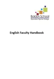 English Faculty Handbook