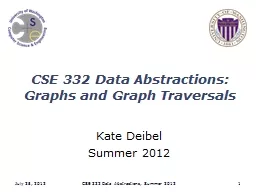 CSE 332 Data Abstractions: