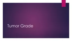 Tumor Grade Coding grade