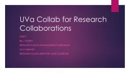 UVa Collab for Research Collaborations