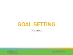 GOAL SETTING Module 2 WINS AND LEARNINGS