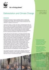 Deforestation and Climate Change Introduction Deforest