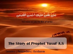 The Story of Prophet Yusuf A.S