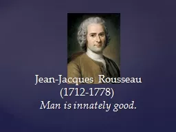 Jean-Jacques Rousseau  (