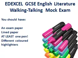 EDEXCEL GCSE English Literature