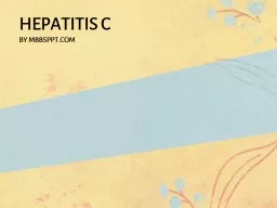 HEPATITIS C BY MBBSPPT.COM