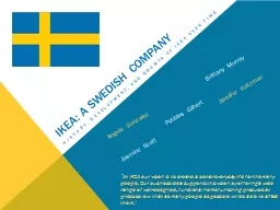 Ikea: a Swedish company history