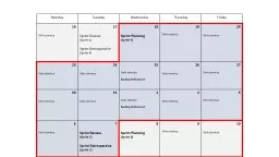 Sprint 5 Schedule (15 – 2 days)