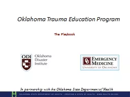 Oklahoma Trauma Education Program