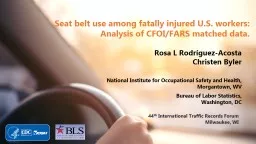 44 th  International Traffic Records Forum