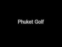 Phuket Golf