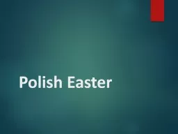 Polish Easter Sinking  of Marzanna
