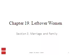 Chapter 19. Leftover Women