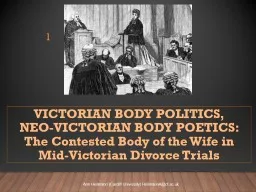 Victorian Body Politics,
