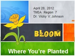 What’s Your Message? BLOOM