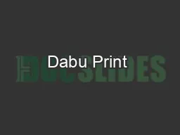 Dabu Print 