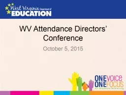WV Attendance Directors’ Conference