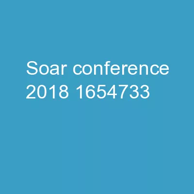 SOAR Conference 2018 “