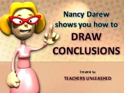 Nancy Darew shows you how to