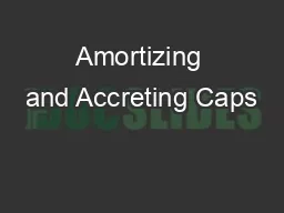Amortizing and Accreting Caps