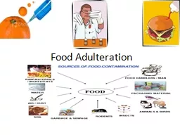 Food Adulteration Food Adulteration