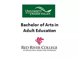 Bachelor of Arts in  Adult Education
