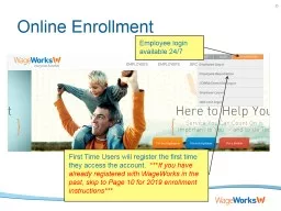 Online Enrollment 0 Employee