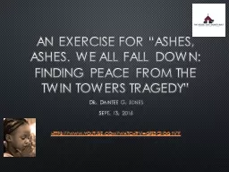 An exercise for  “ashes, ashes. We all fall down: finding peace from the twin towers