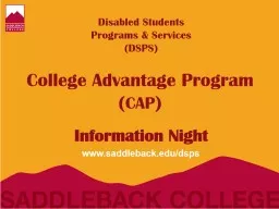 College Advantage Program