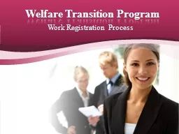 Welfare Transition Program