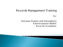 Records Management Training