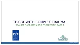 (c) MoActs 2017 TF-CBT with complex trauma: