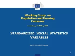 Working  Group on Population and Housing