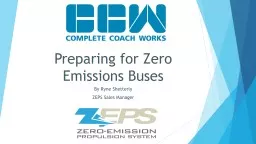 Preparing for Zero Emissions Buses