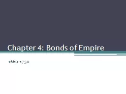 Chapter 4: Bonds of Empire
