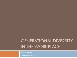 Generational Diversity  In The Workplace
