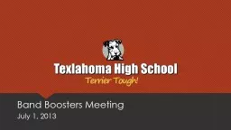 Band Boosters Meeting July 1,