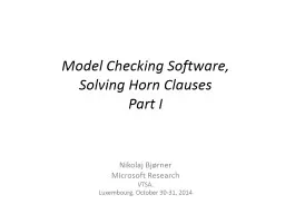 Model Checking   Software,