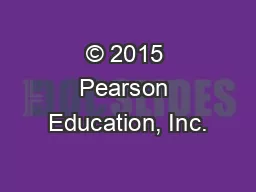 © 2015 Pearson Education, Inc.