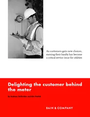 Delighting the customer behind the meter By Andreas Du