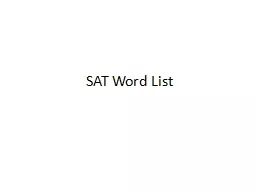 SAT Word List Group   1 Abhor